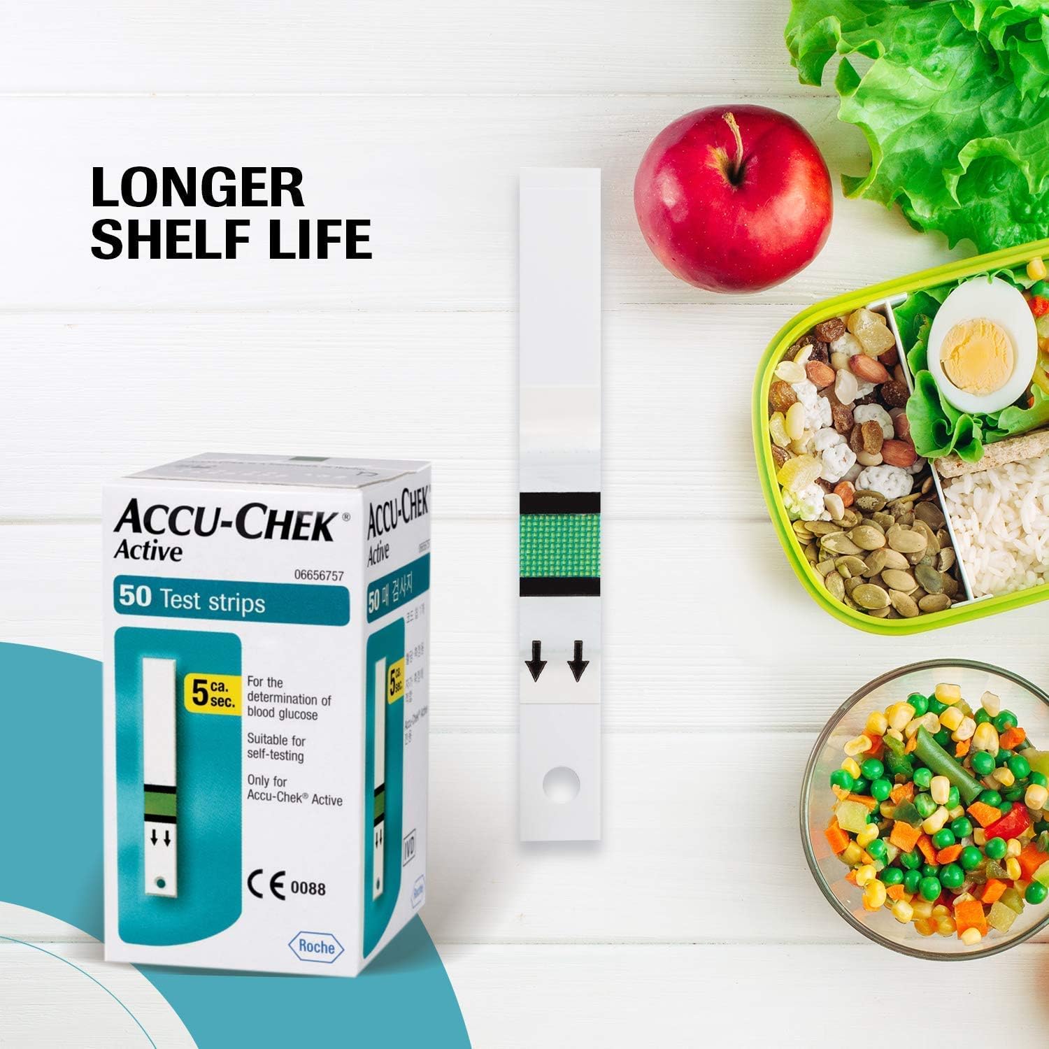 Accu-Check Active Blood Glucose Test Strips – 50 Pcs - Image 5